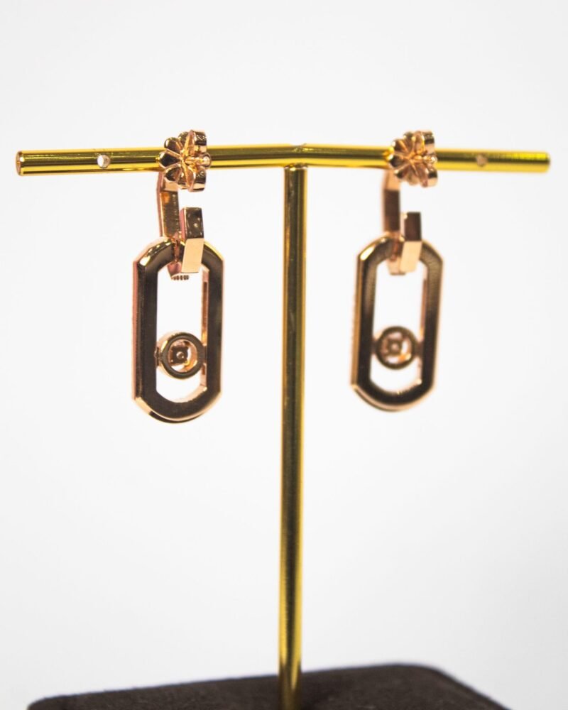 Lab Grown Diamond Rose Gold Earrings