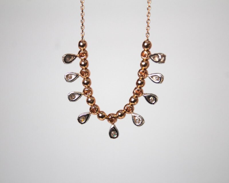 Lab Grown Diamond Gold Necklace