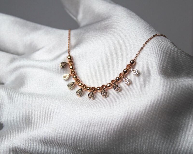 Lab Grown Diamond Gold Necklace