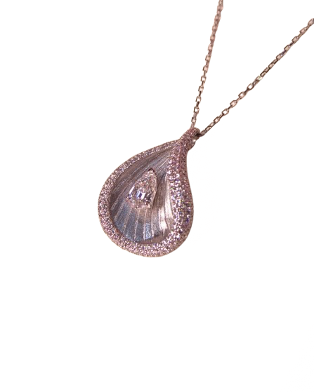 Lab Grown Diamond 18K White Gold Necklace